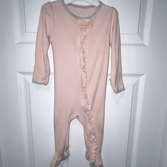 New Pink and Grey Cloud Island Pjs 6 - 9 Months NWOT - Picture 1 of 7